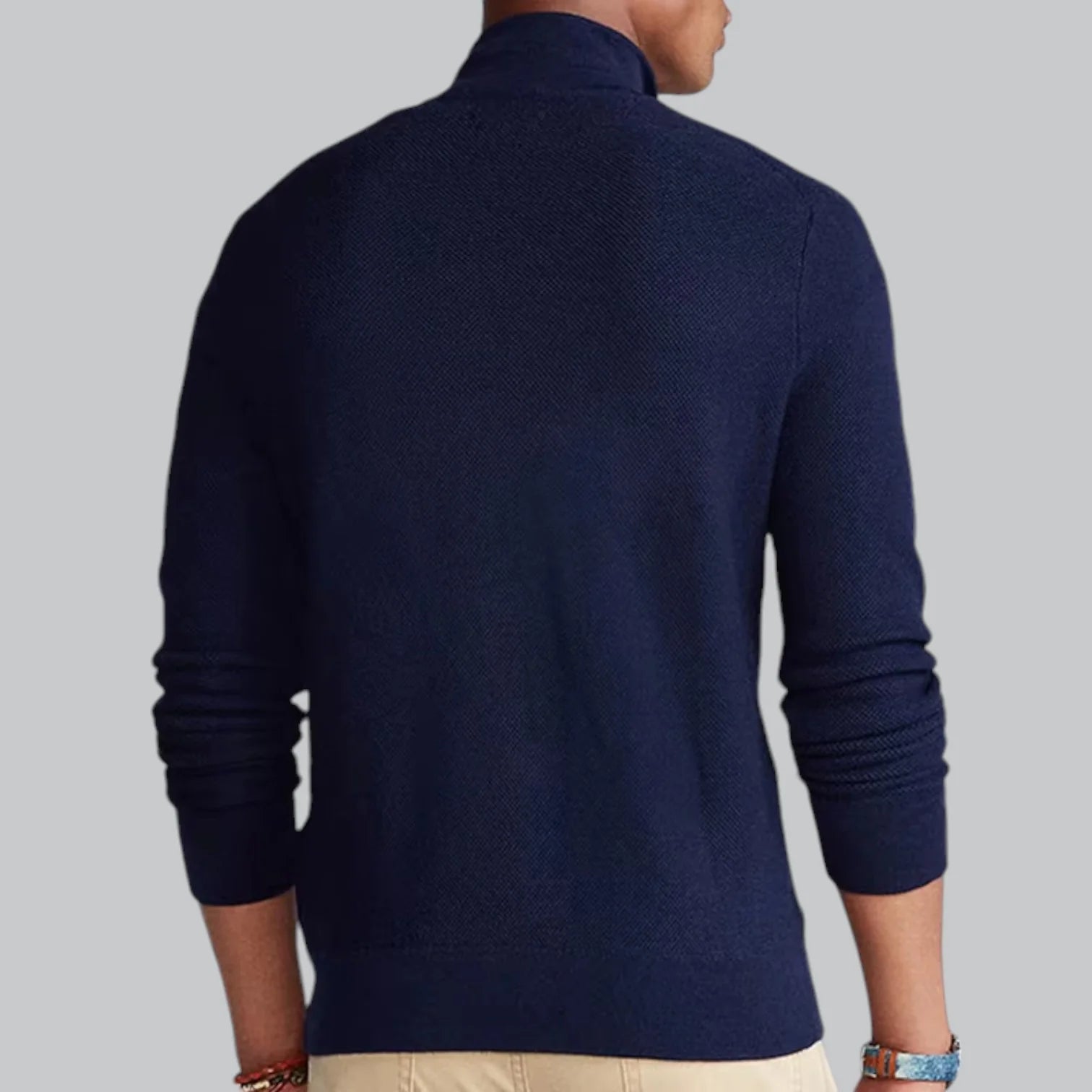 Men's Zip Up Cardigan Sweater - Cozy & Stylish Layering Piece
