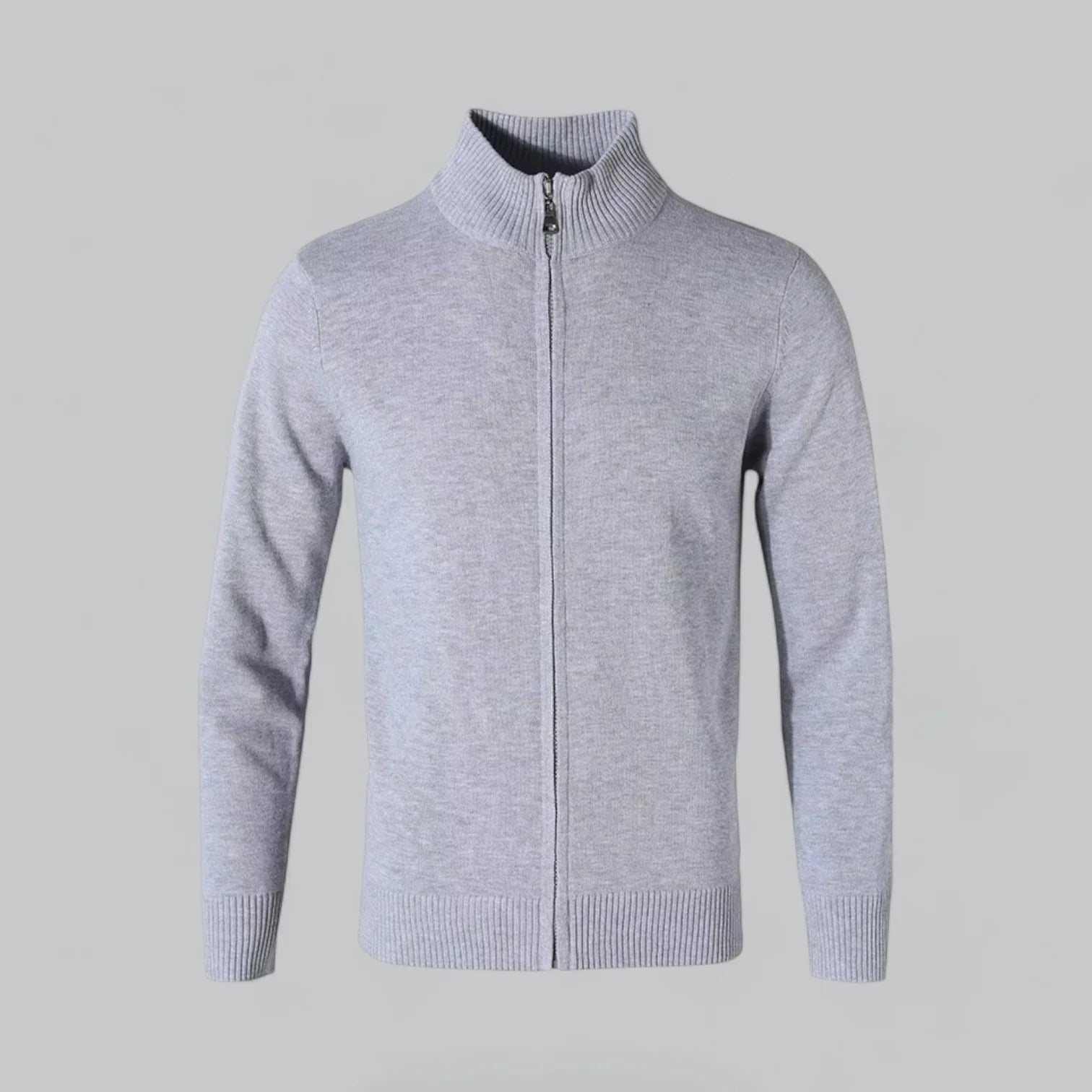 Men's Zip Up Cardigan Sweater - Cozy & Stylish Layering Piece