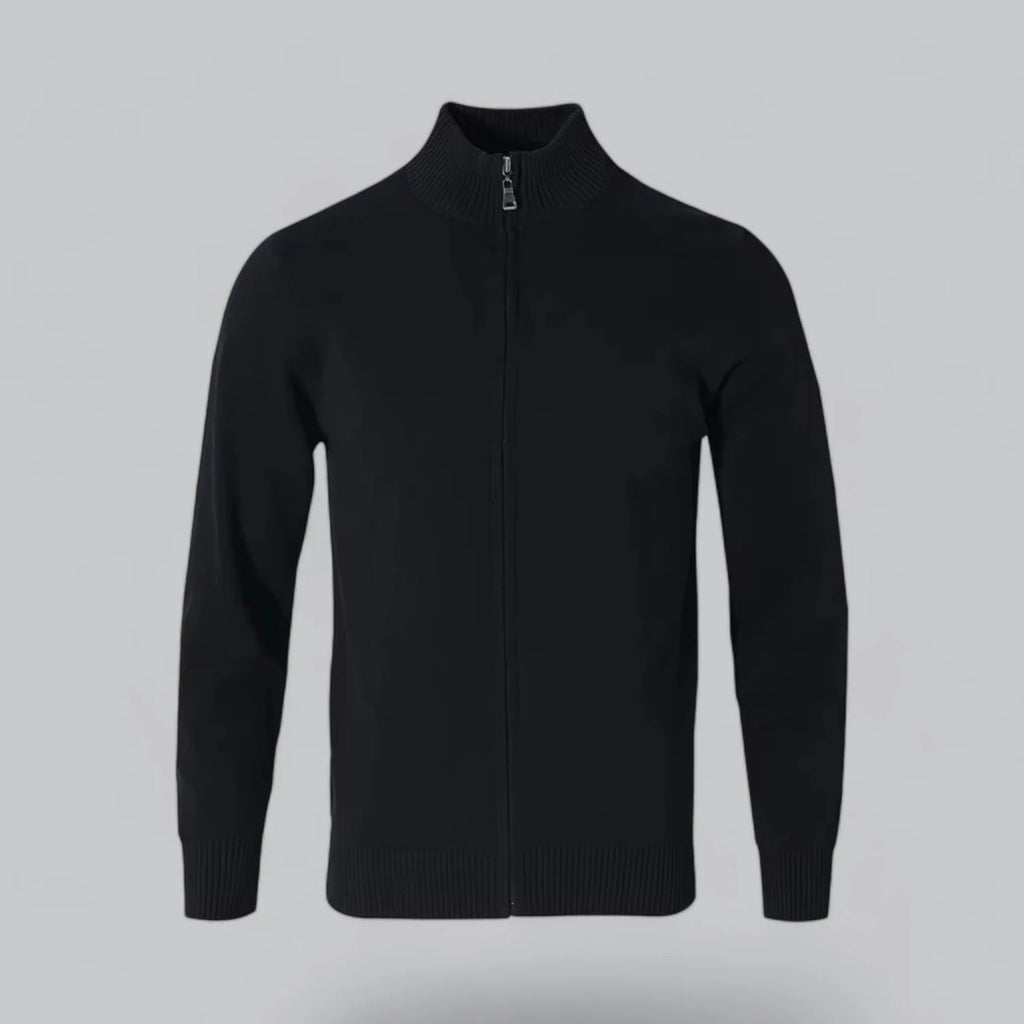 Men's Zip Up Cardigan Sweater - Cozy & Stylish Layering Piece
