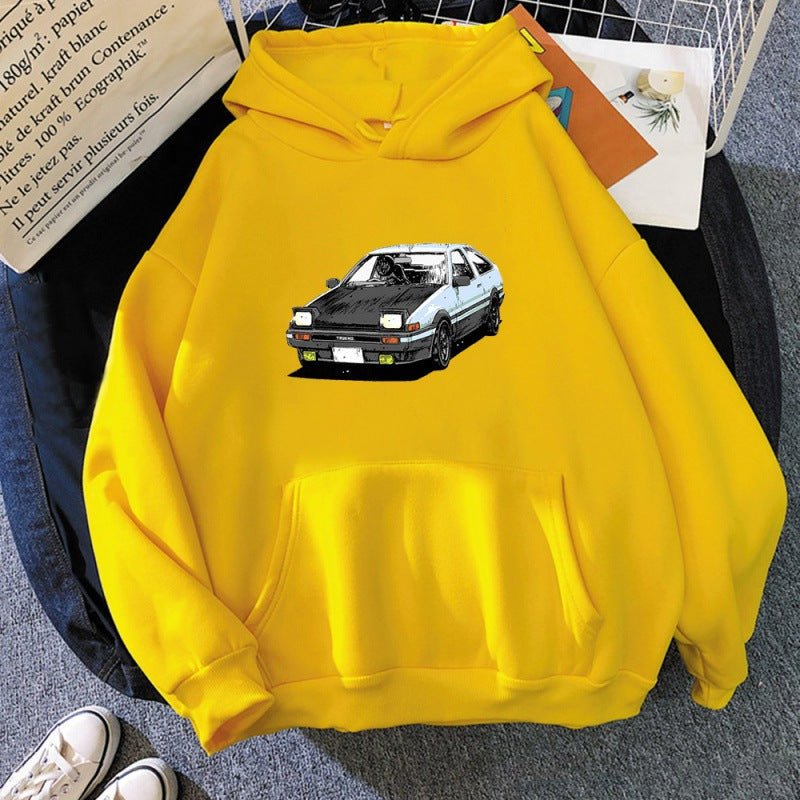 Unisex Retro Car Hoodie