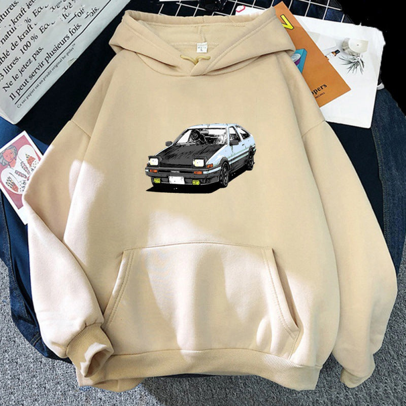 Unisex Retro Car Hoodie