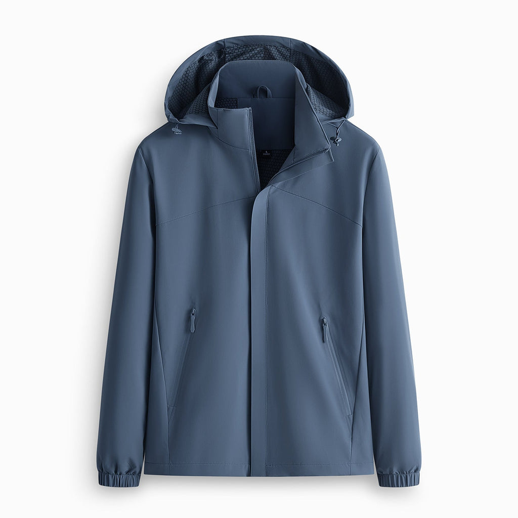 Water-Repellent Stretch Windbreaker Jacket