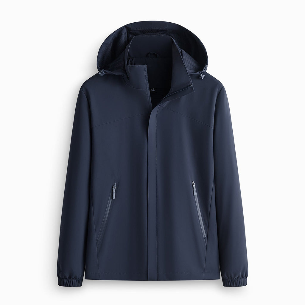 Water-Repellent Stretch Windbreaker Jacket