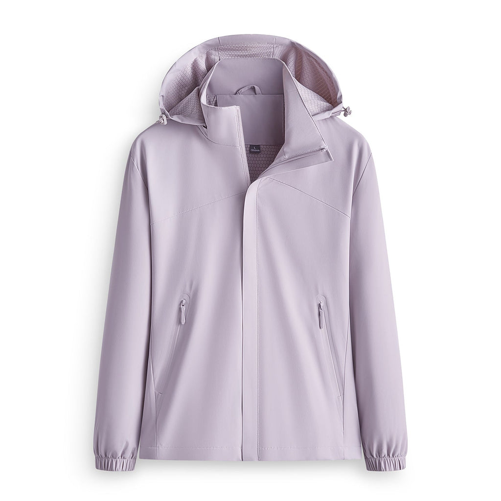 Water-Repellent Stretch Windbreaker Jacket