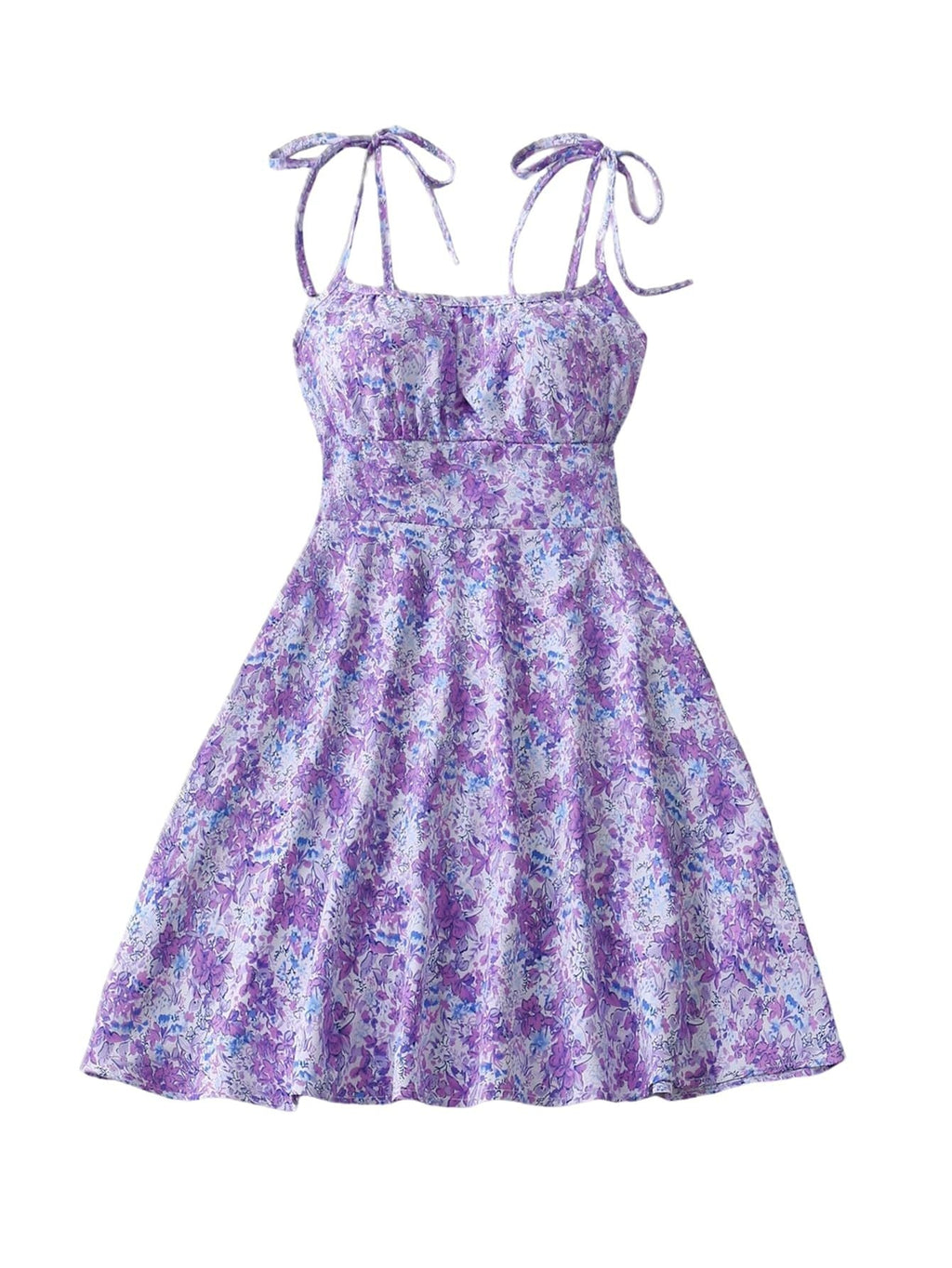 Women's A-Line Floral Print Summer Dress