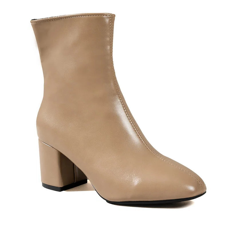 Women's Black Ankle Boots - Stylish Booties for Women