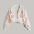 Women's Bow Accent Cardigan Sweater