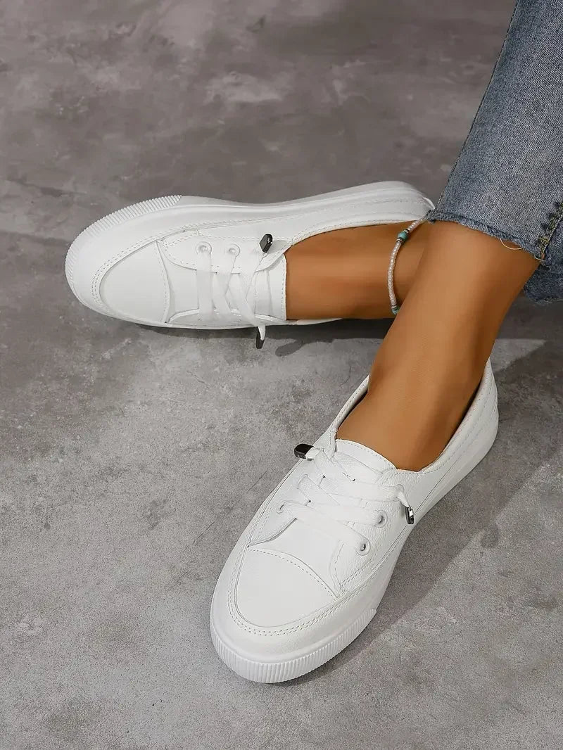 Women's Casual Lace-Up Flat Shoes