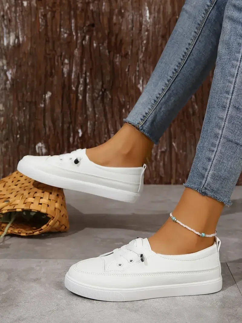 Women's Casual Lace-Up Flat Shoes