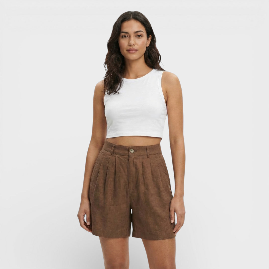 Women's Casual Linen Shorts