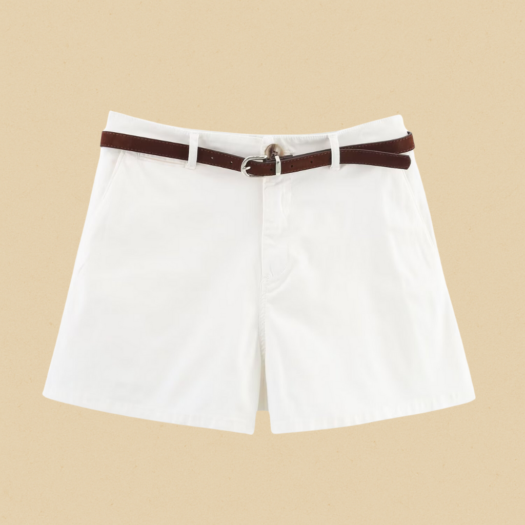Women's Chino Capri Shorts Casual Summer Fit