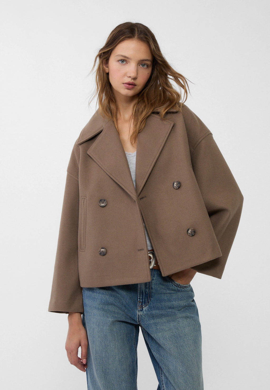 Women's Double Breasted Short Jacket