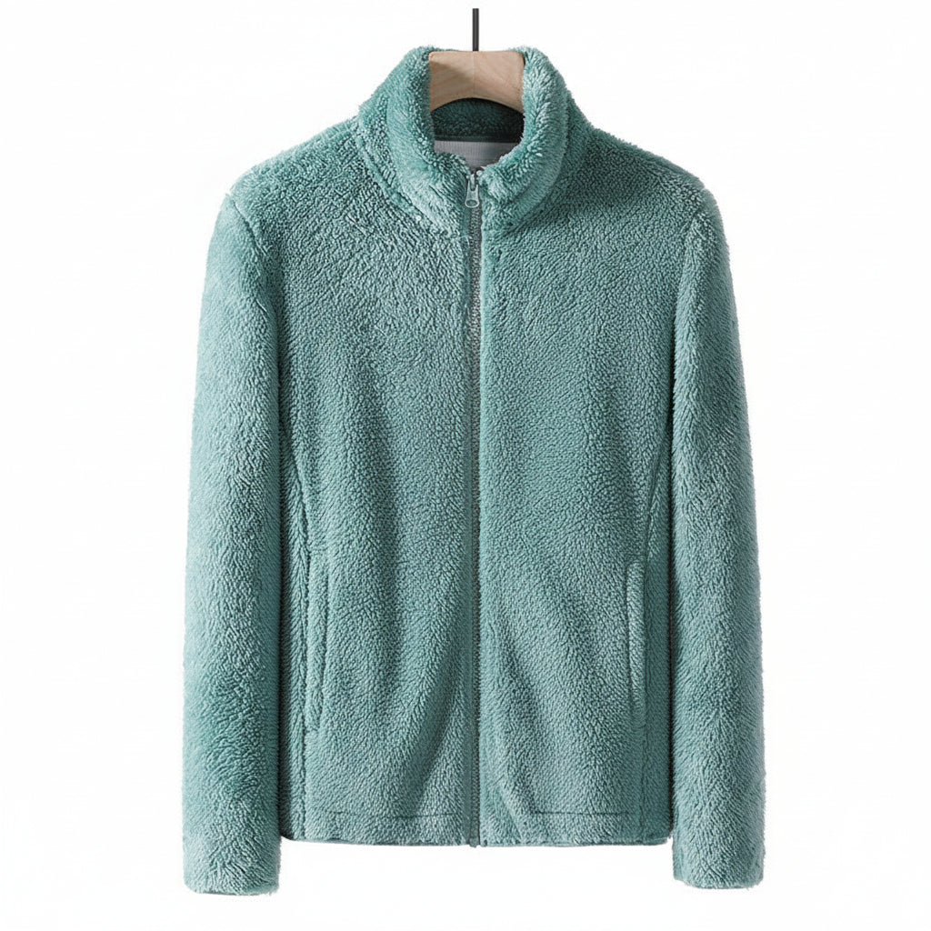 Women's Fleece Jacket with High Collar