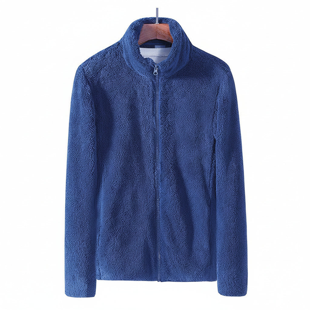 Women's Fleece Jacket with High Collar
