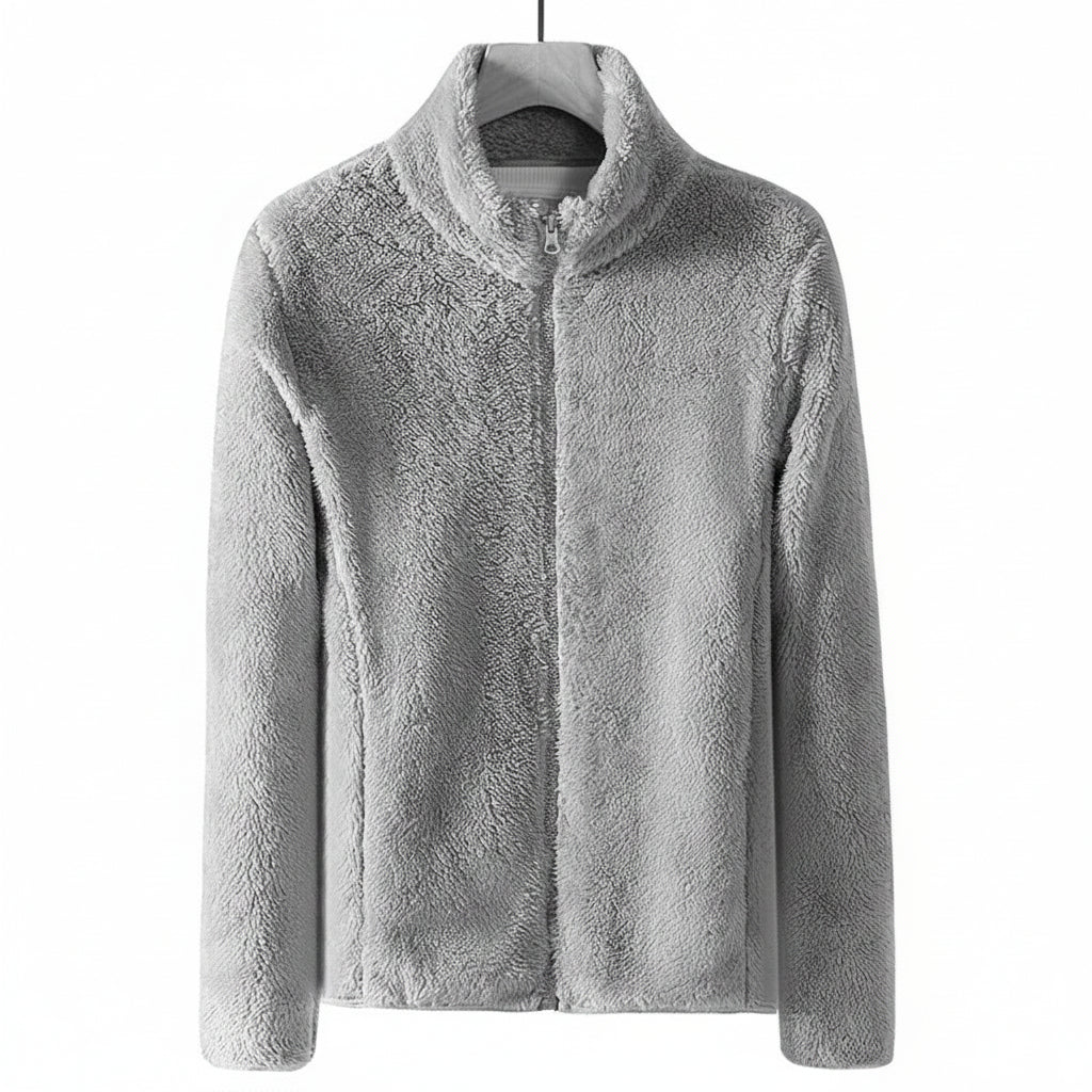 Women's Fleece Jacket with High Collar