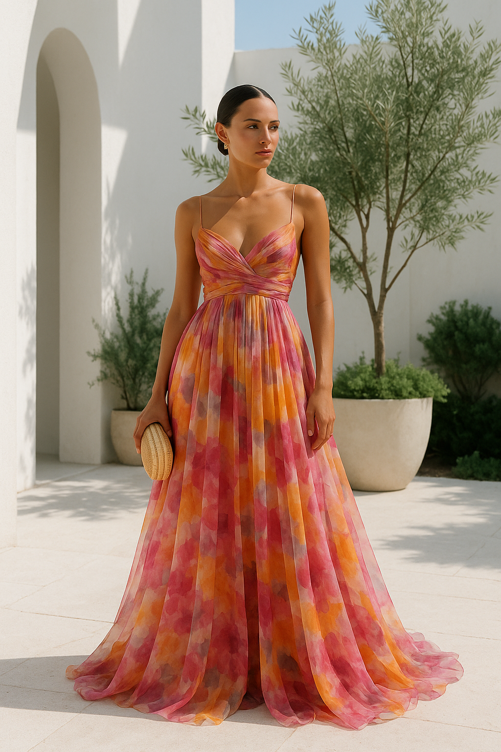Women's Floral Maxi Dress