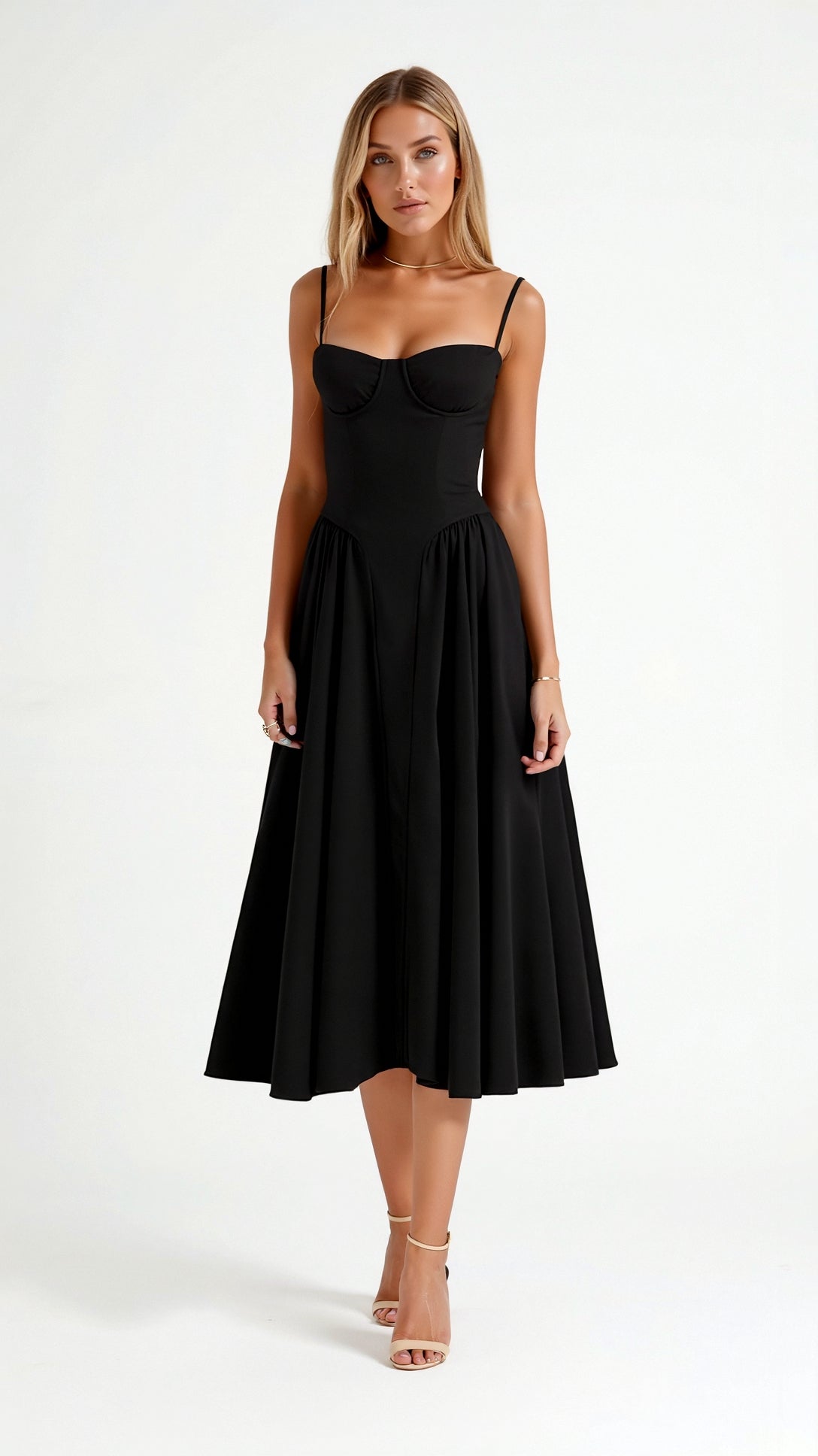 Women's Floral Midi Dress