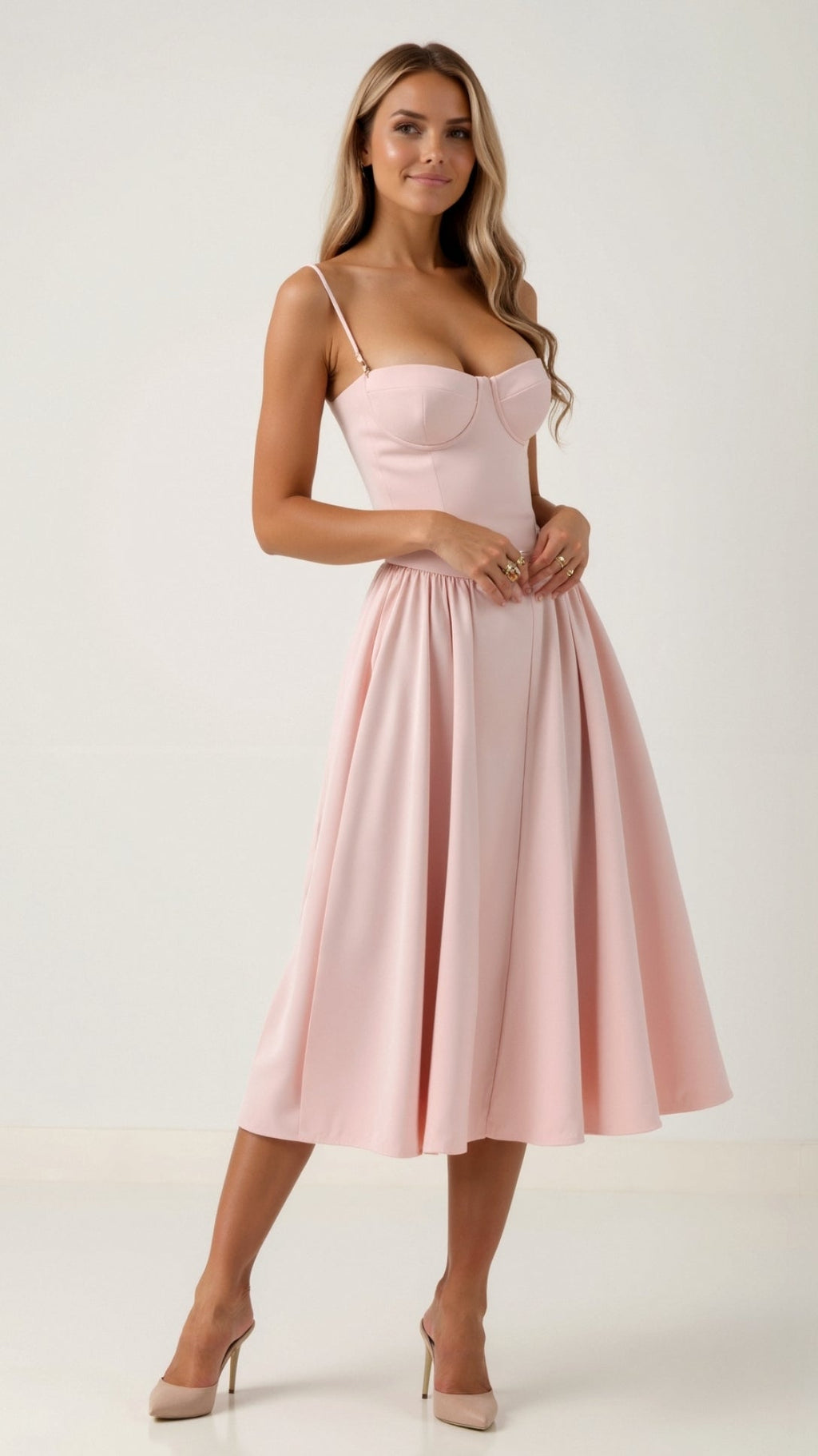 Women's Floral Midi Dress