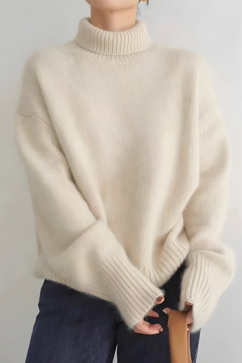 Women's Knitted Turtleneck Sweater