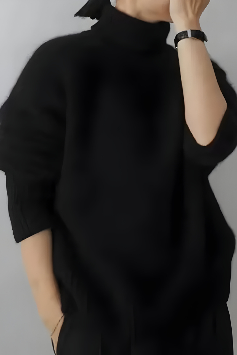 Women's Knitted Turtleneck Sweater