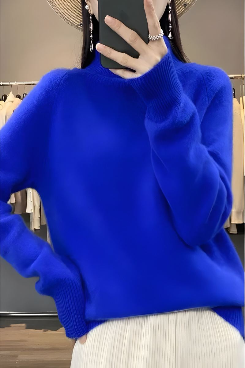 Women's Knitted Turtleneck Sweater