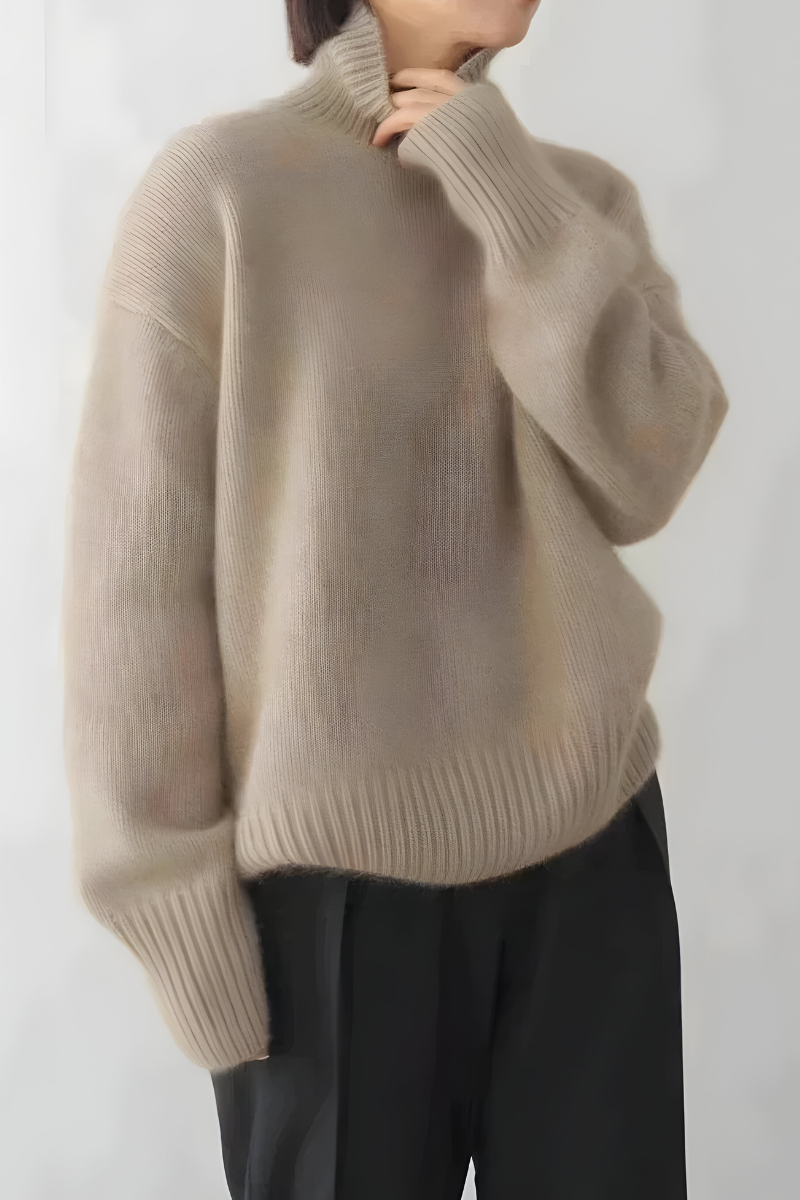 Women's Knitted Turtleneck Sweater