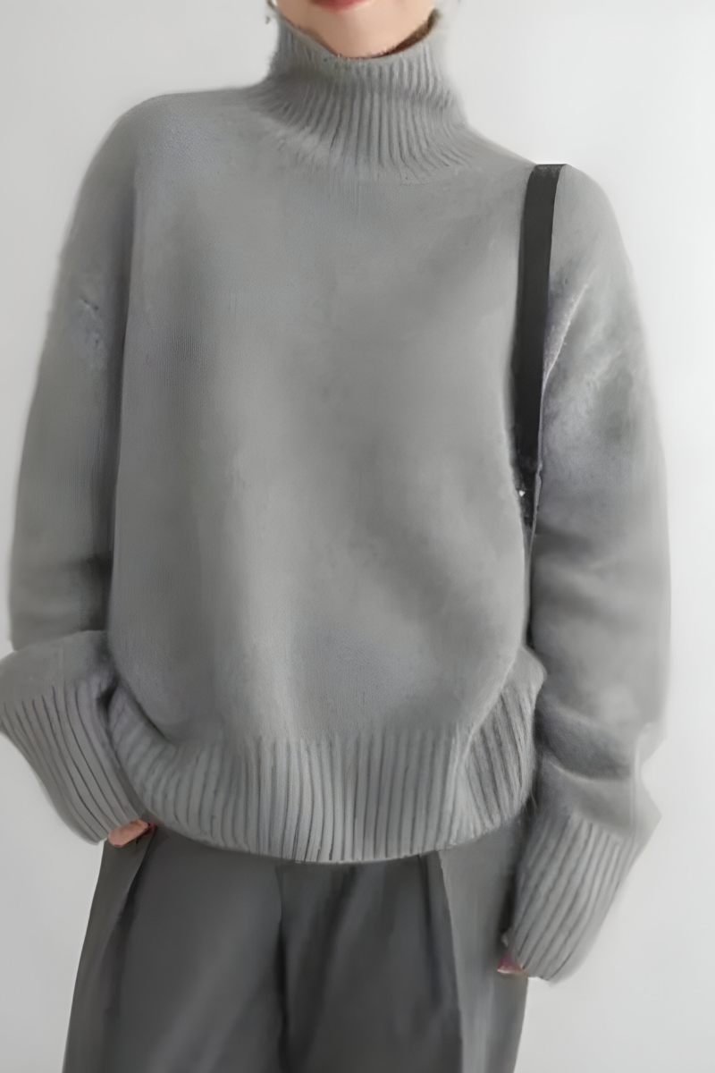 Women's Knitted Turtleneck Sweater