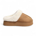 Women's Furry Wedge Slipper Boots - Best Slippers for Women
