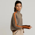 Women's High-Neck Sweater for Effortless Style