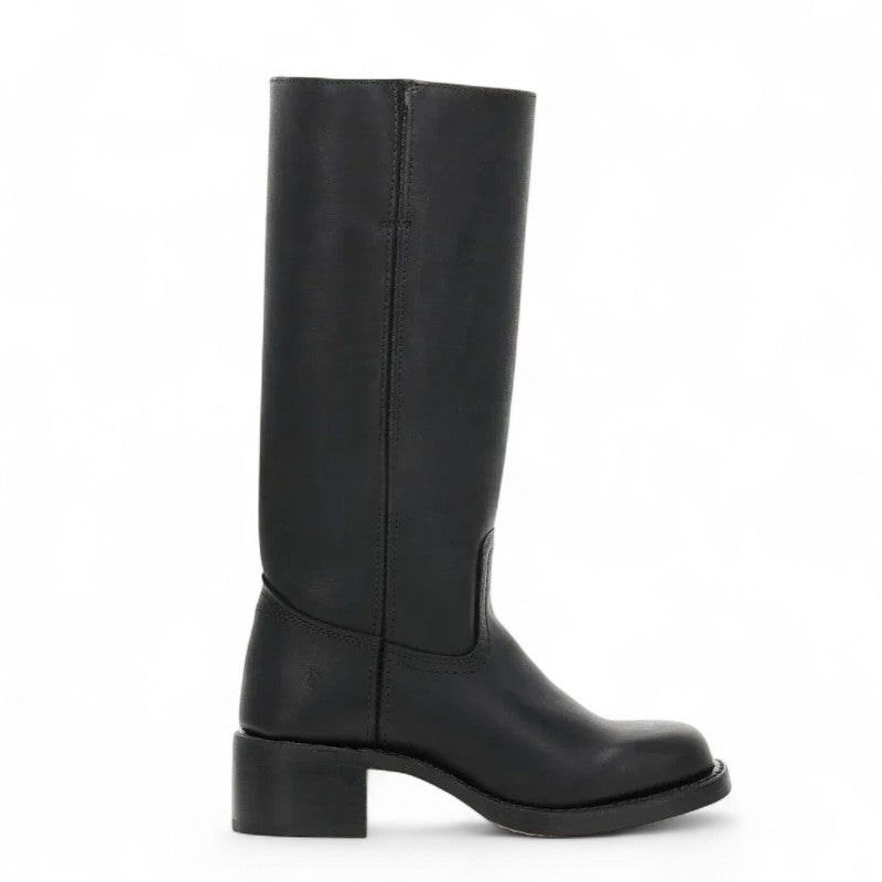 Women's Knee High Black Leather Boots