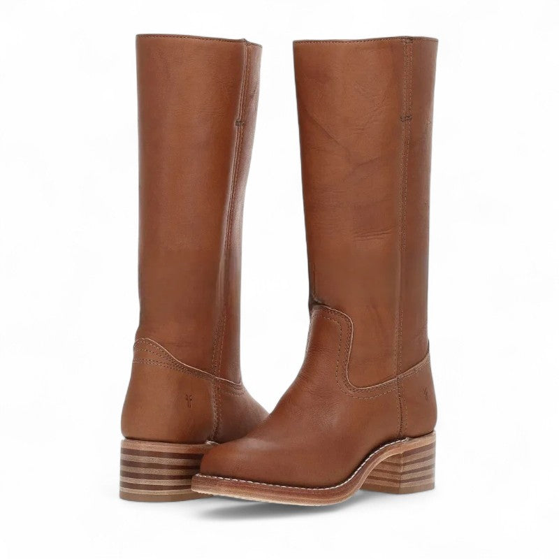 Women's Knee High Black Leather Boots