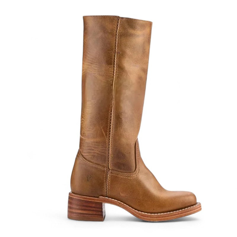 Women's Knee High Black Leather Boots