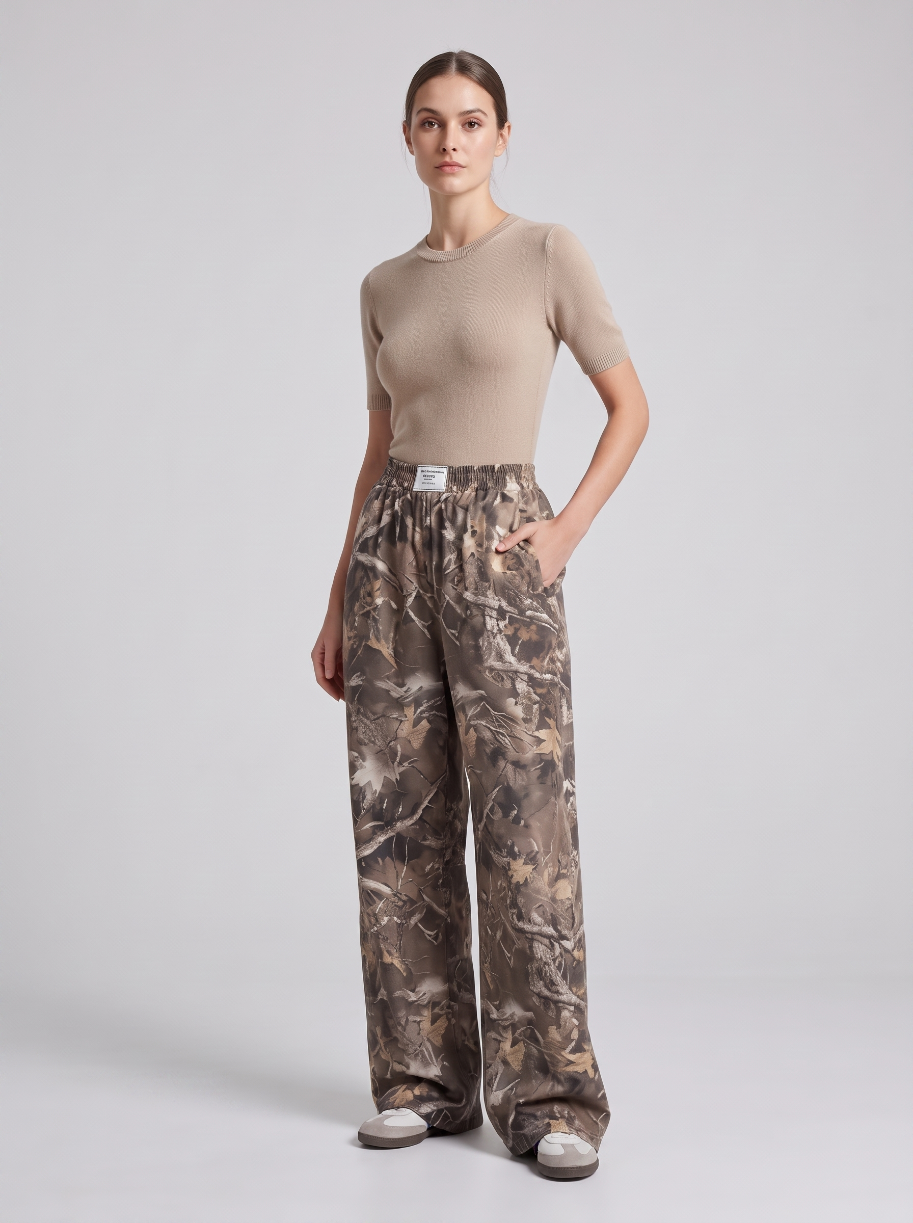 Women's High Waist Cargo Pants with Pockets