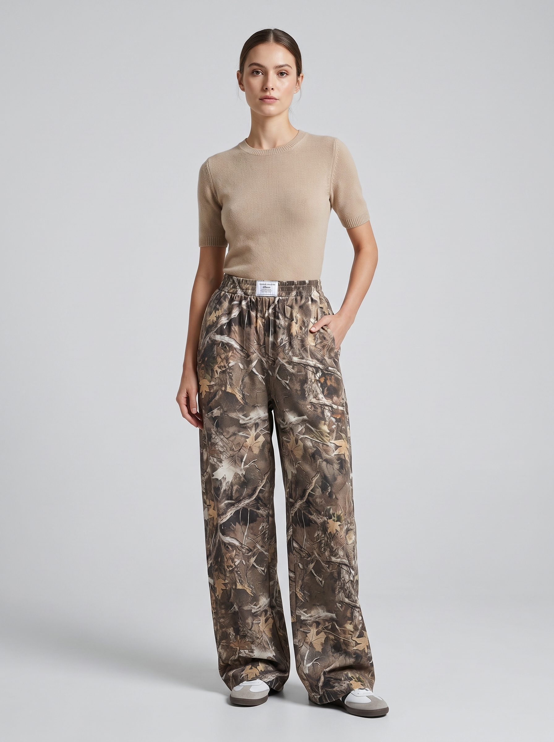 Women's High Waist Cargo Pants with Pockets