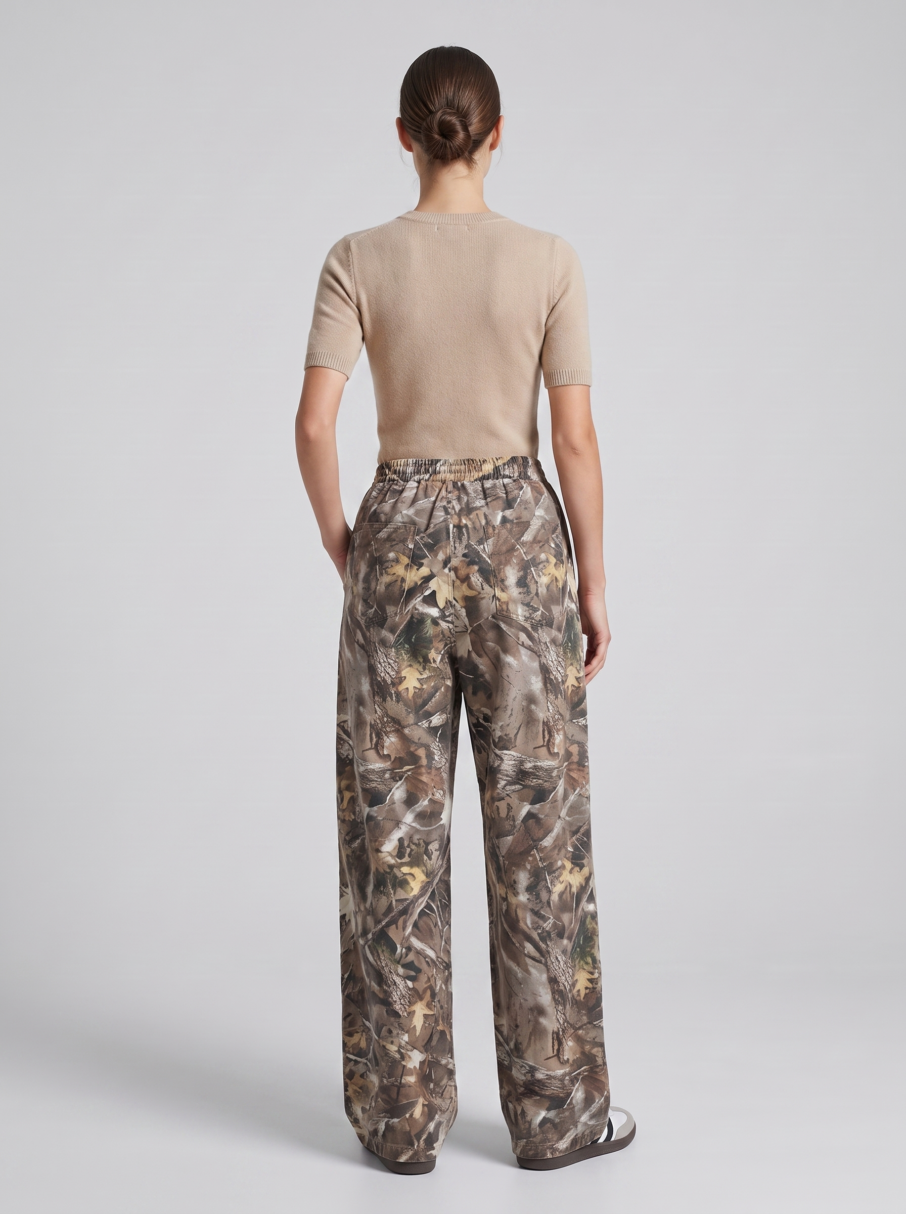Women's High Waist Cargo Pants with Pockets