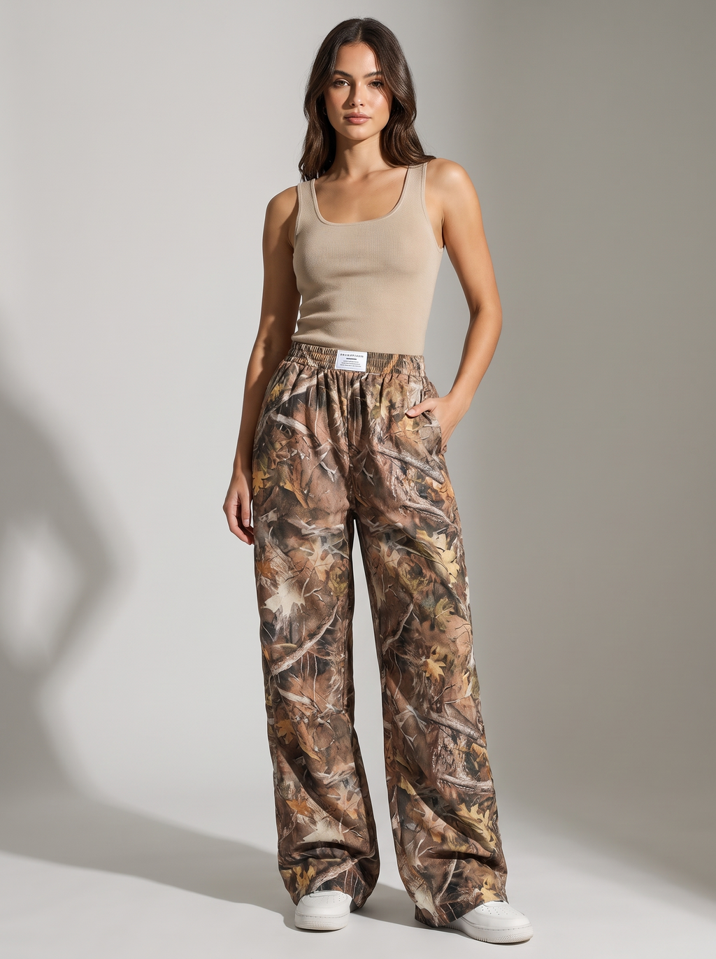 Women's High Waist Cargo Pants with Pockets