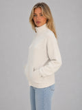 Women's Knitted Zipper Cardigan Sweater