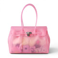 Women's Large Transparent Handbag - Trendy Tote Bag