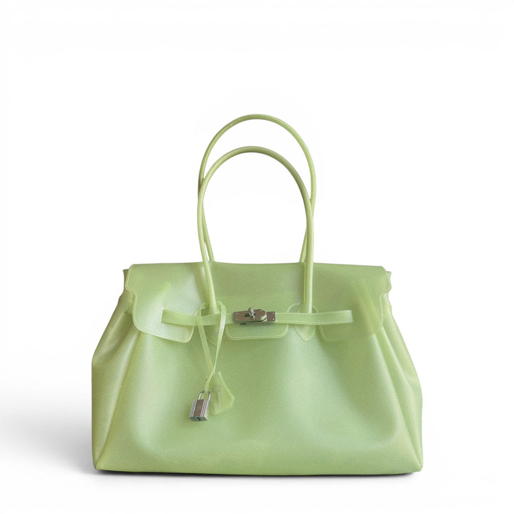 Women's Large Transparent Handbag - Trendy Tote Bag