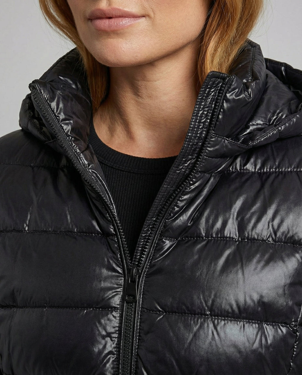 Women's Lightweight Long Coat with Detachable Hood