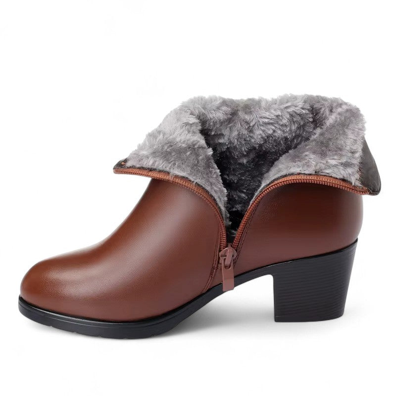 Women's Lined Black Ankle Boots for Versatile Everyday Style