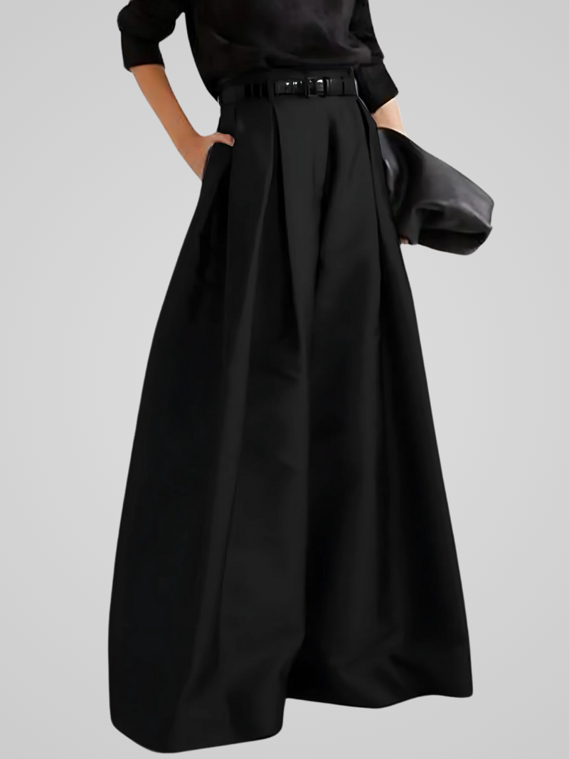 Women's Oversized Pants with High Waist A-Line Fit