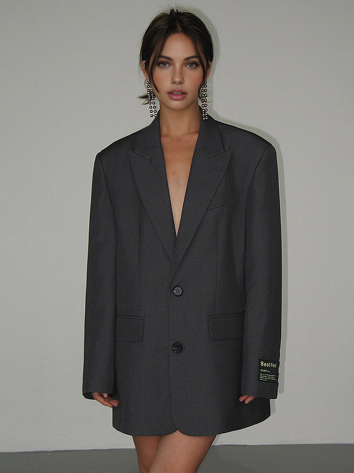 Women's Oversized Blazer for Effortless Style and Comfort