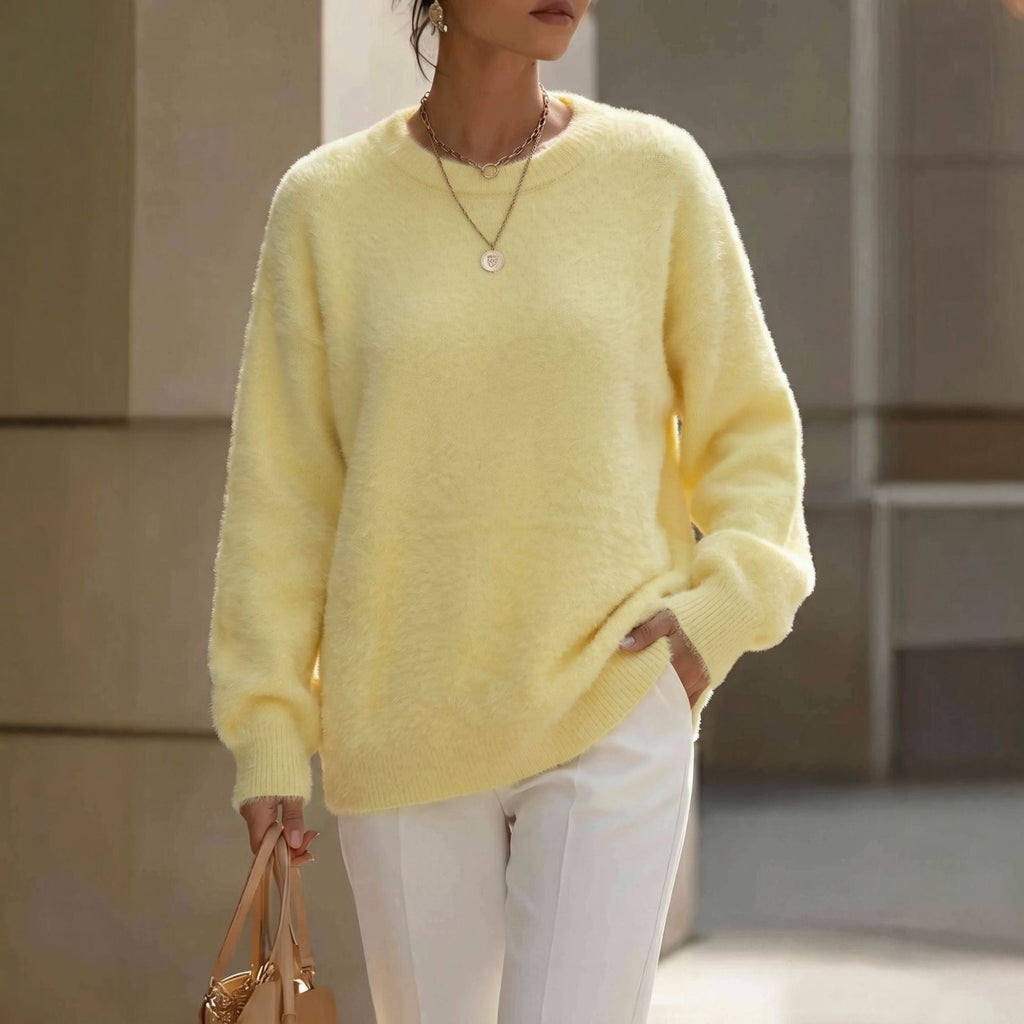 Women's Oversized Fluffy Mink Sweater