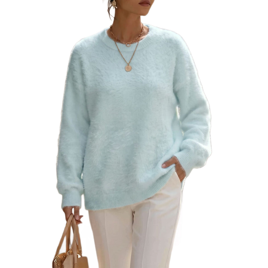 Women's Oversized Fluffy Mink Sweater