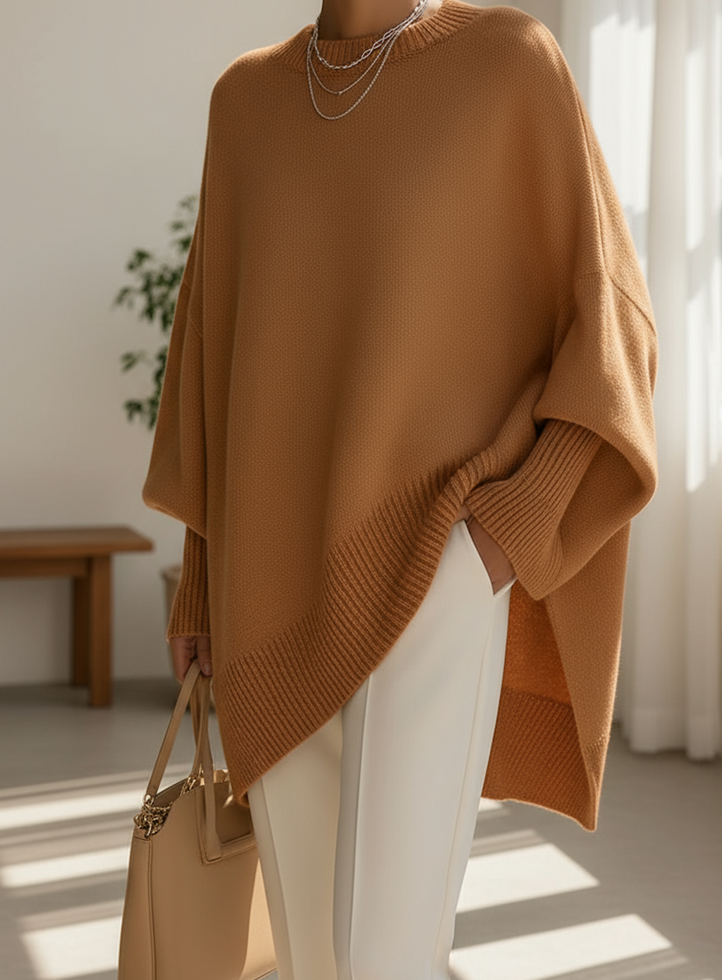 Women's Oversized Knitted Sweater