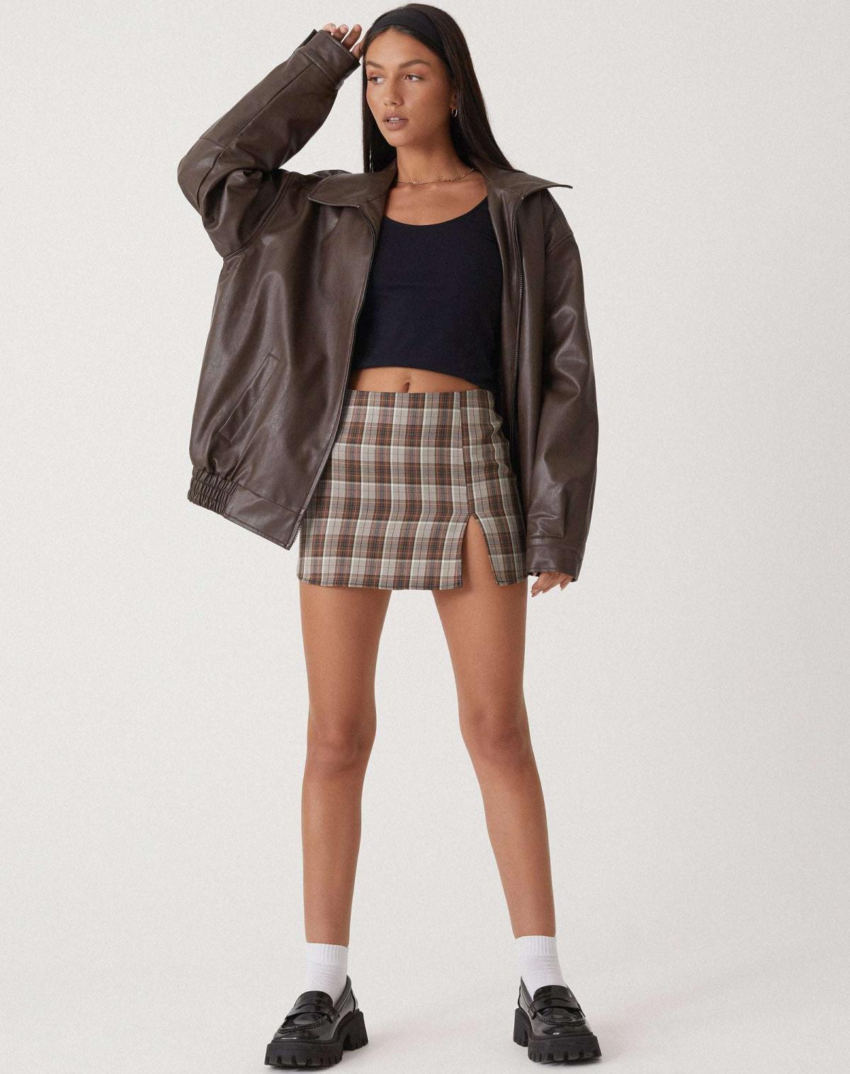 Women's Oversized Leather Jacket for Casual Style