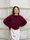 Women's Oversized Mohair Blend Sweater
