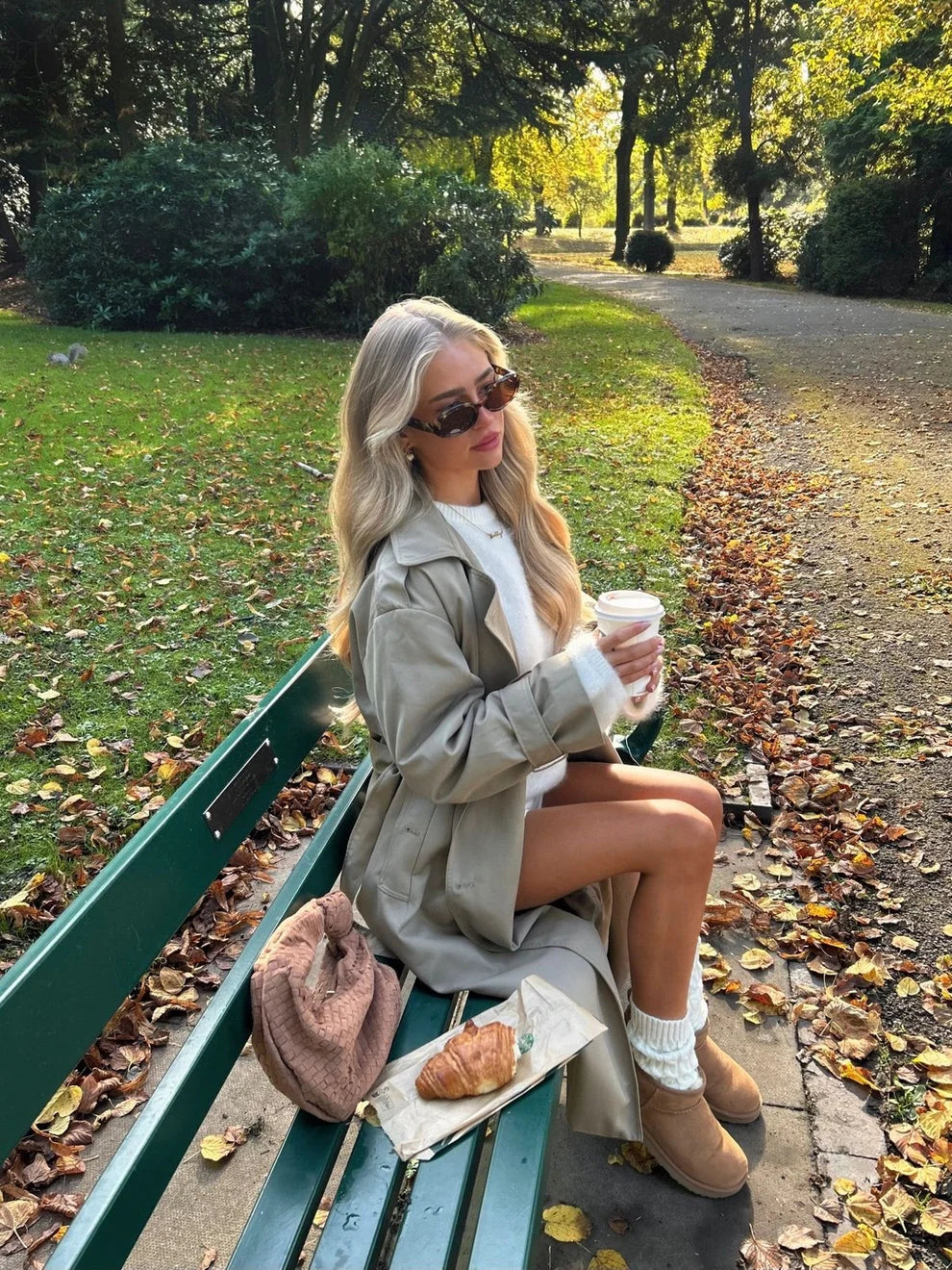 Women's Oversized Reversible Trench Coat