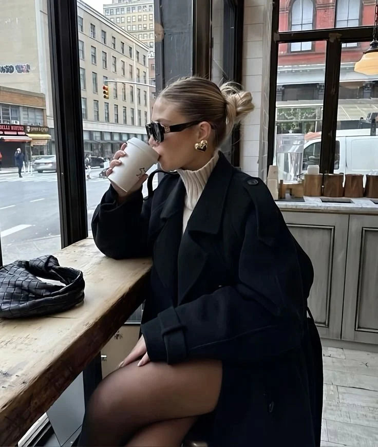 Women's Oversized Reversible Trench Coat